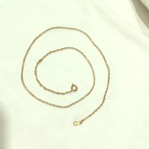 SOLD Gold necklace chain